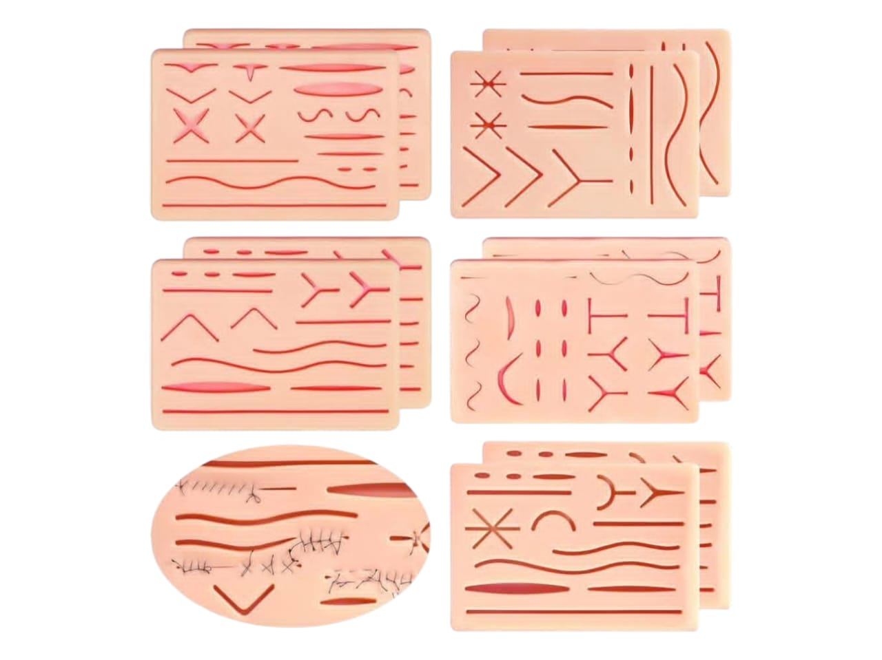 Complete Medical Student Suture Practice Kit with Silicone Pad & Tools - Image 3