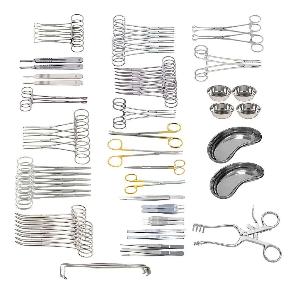 Appendectomy Surgical Instruments Set | German Grade Stainless Steel Abdominal Surgery Kit