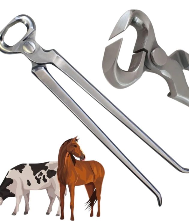 Laser Surgical Professional Stainless Steel Hoof Nippers - Heavy Duty Veterinary Horse Hoof Trimming & Farrier Equine Care Tool (CE & ISO 9001 / ISO 13485 Certified)