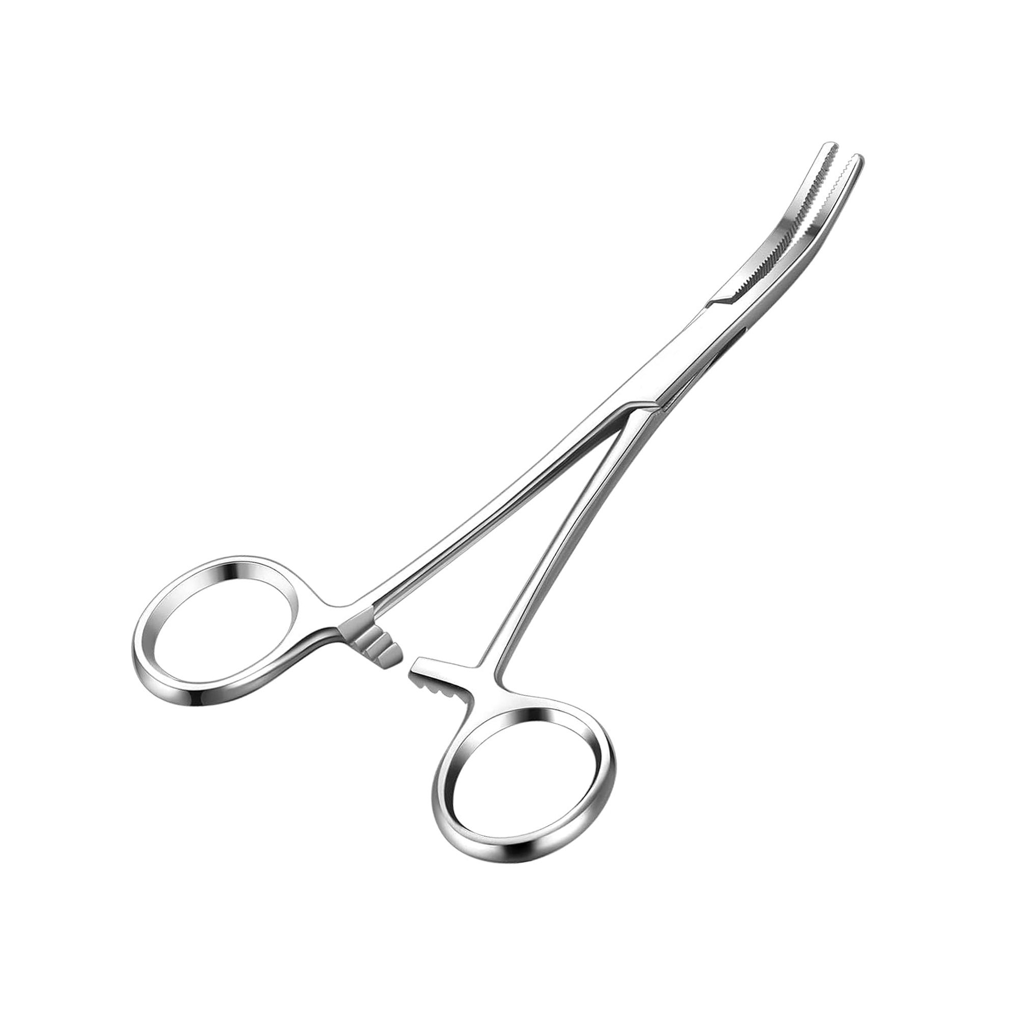Professional Halsted Mosquito Forceps 12.5 cm Curved Hemostatic Forceps Stainless Steel Surgical Instrument - Image 6