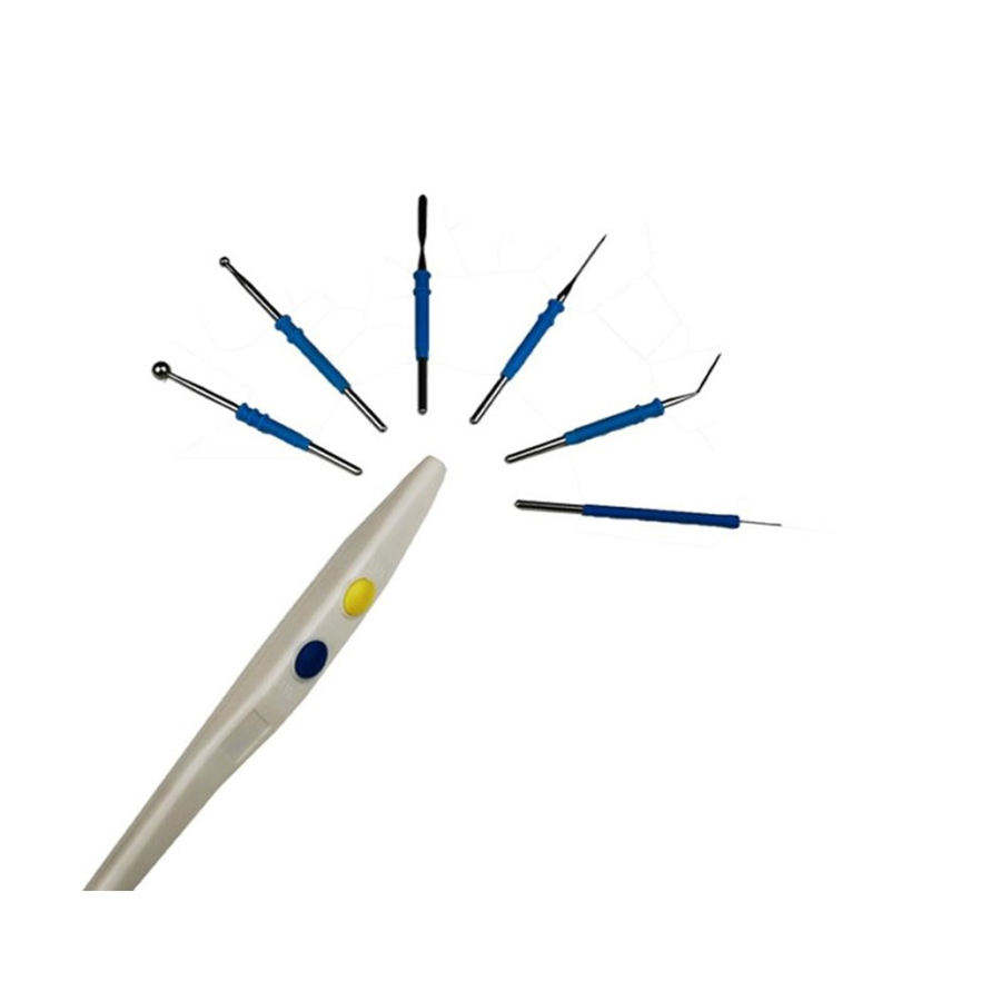 Laser Surgical Professional Reusable Electrosurgical Cautery Pencil Hand Switch Button Control ESU Pencil with Stainless Steel Blade Tip & Cable CE ISO 9001 ISO 13485 Certified - Image 3