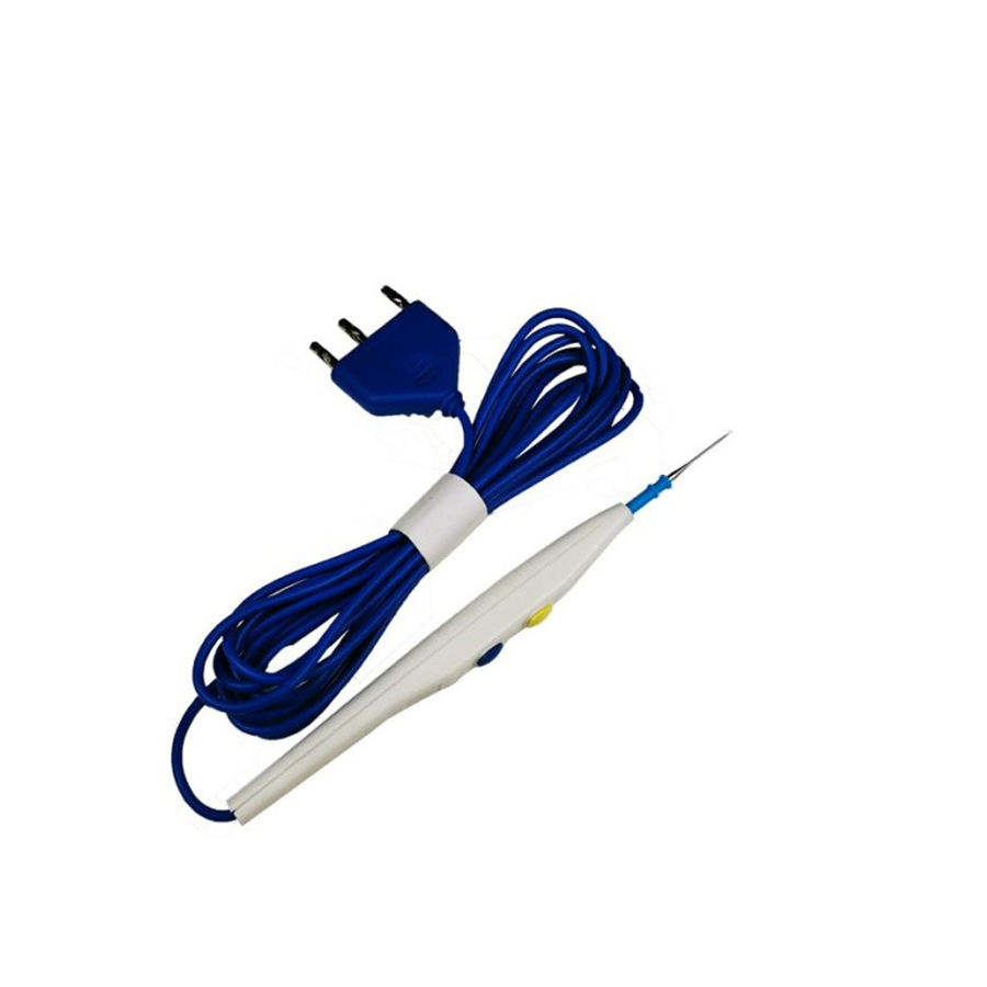 Laser Surgical Professional Reusable Electrosurgical Cautery Pencil Hand Switch Button Control ESU Pencil with Stainless Steel Blade Tip & Cable CE ISO 9001 ISO 13485 Certified - Image 2