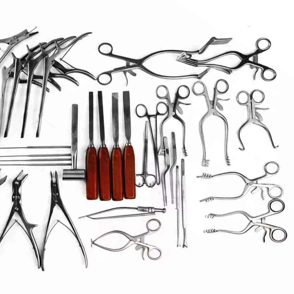 Professional High Quality Spine Laminectomy Instrument Set 40 Piece Stainless Steel Orthopedic Surgery Kit CE ISO 9001 ISO 13485 Certified - Image 3