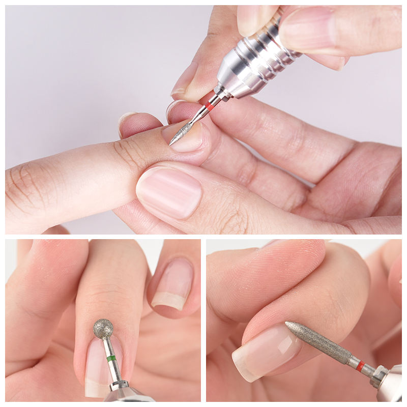 Professional Stainless Steel Diamond Nail Drill Bits (3/32" Shank) - Manicure & Pedicure Cuticle Cleaning, Dead Skin Removal & Polish Bits (CE & ISO 9001 / ISO 13485 Certified) - Image 4