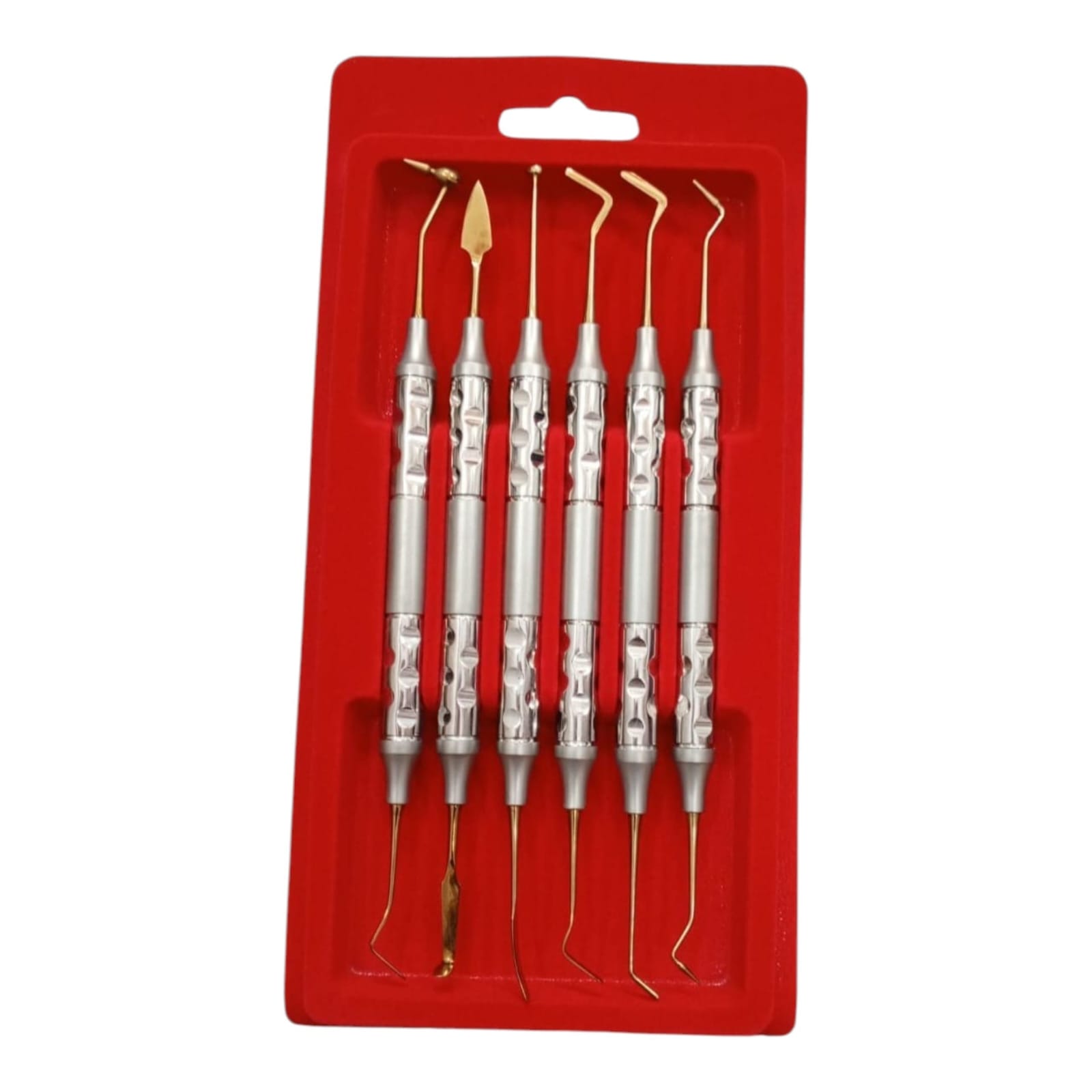 Hu-Friedy Style Gracey Universal Dental Scalers Curettes Set Titanium Coated Stainless Steel Periodontal Kit 7 Pcs Set CE & ISO 9001 ISO 13485 - Image 2