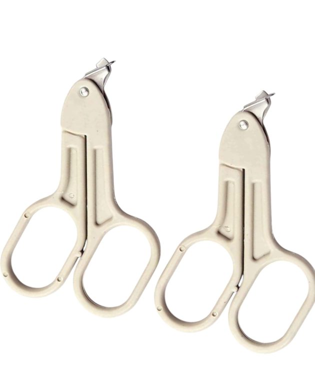 Laser Surgical Professional Skin Staple Remover - Stainless Steel Medical Suture & Stitch Extracting Forceps (CE & ISO 9001 / ISO 13485 Certified)
