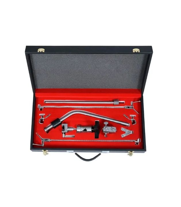 Professional Leyla Brain Retractor System - Self-Retaining Flexible Retractor Arm & Adjustable Fixation Clamp Neurosurgery Instrument Set (CE & ISO 9001 / ISO 13485 Certified)