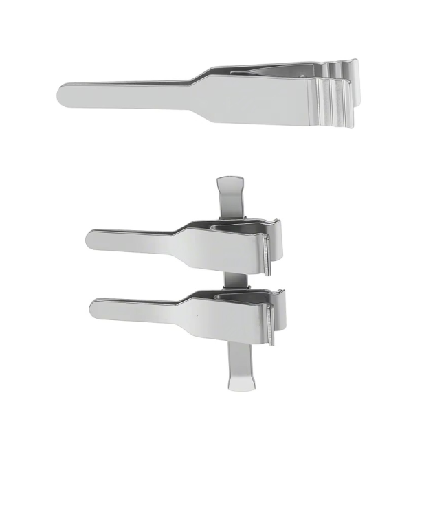 Laser Surgical Professional Acland Double Single Micro Vessel Clamps Stainless Steel Microvascular Surgery Instruments CE ISO 9001 ISO 13485 Certified