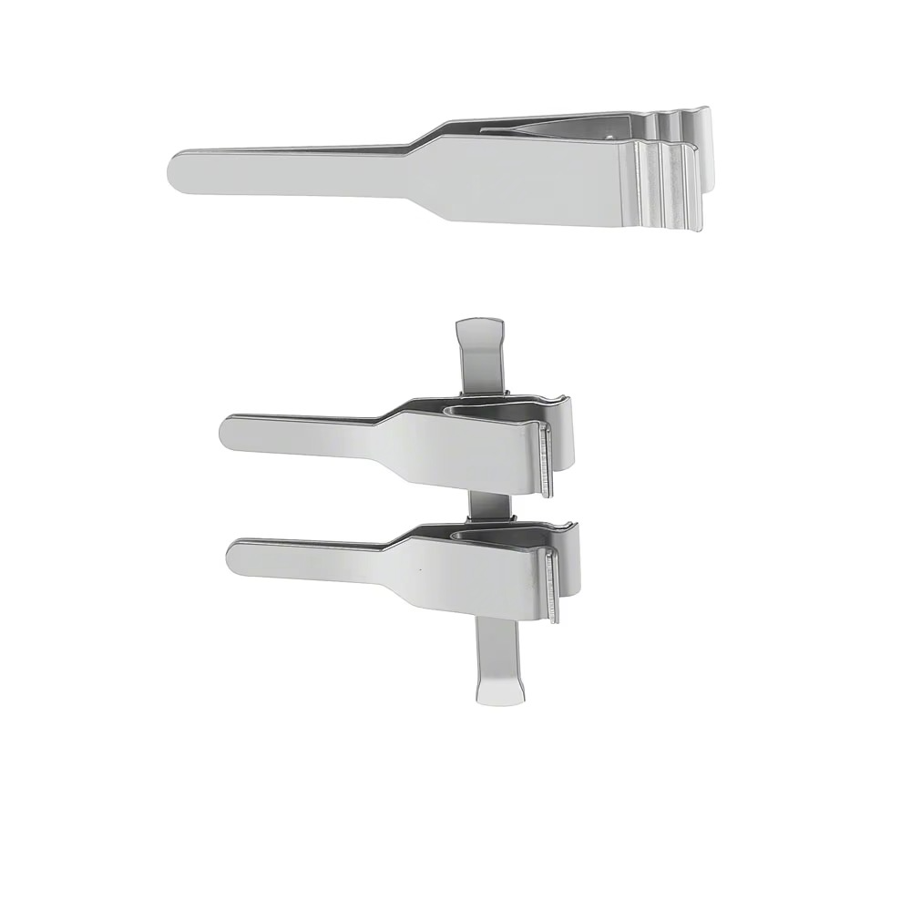 Laser Surgical Professional Acland Double Single Micro Vessel Clamps Stainless Steel Microvascular Surgery Instruments CE ISO 9001 ISO 13485 Certified