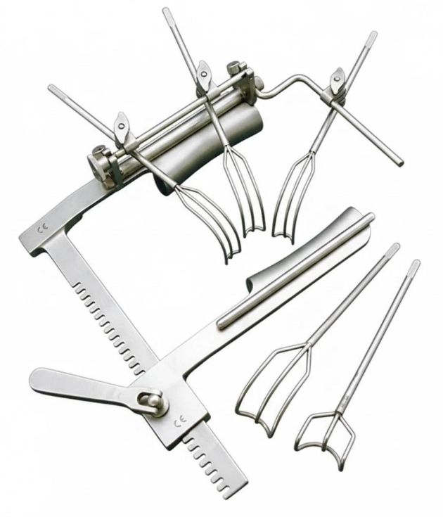 Laser Surgical Professional Cooley Cosgrove Mitral Valve Heart Retractor Complete Set Stainless Steel Cardiovascular Surgical Instruments CE ISO 9001 ISO 13485 Certified