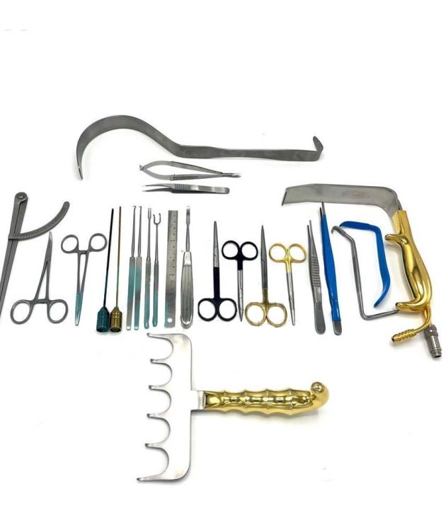 Medical Surgical Plastic Abdominoplasty Tummy Tuck Instruments Set Stainless Steel Manual Durable High-quality Box Surtechs