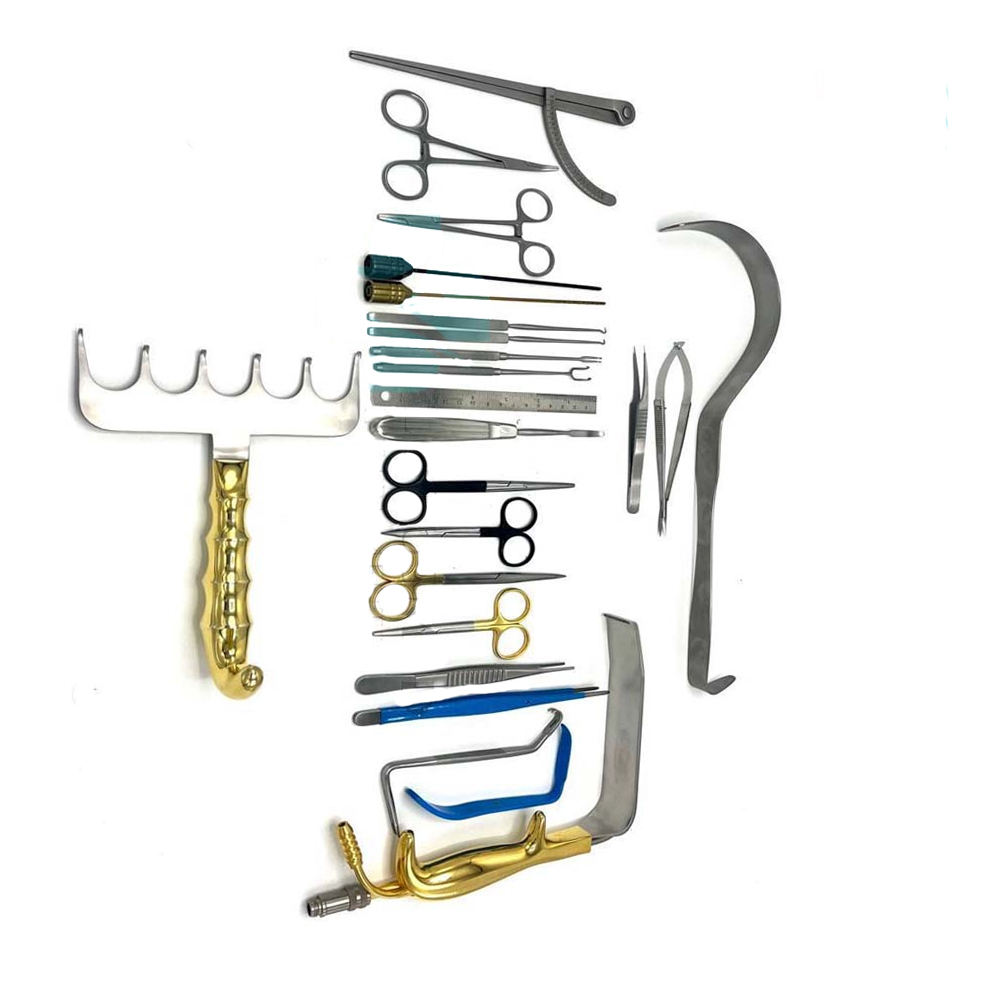 Medical Surgical Plastic Abdominoplasty Tummy Tuck Instruments Set Stainless Steel Manual Durable High-quality Box Surtechs - Image 5